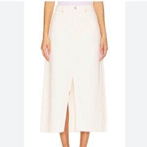 The Midaxi Skirt in Cream